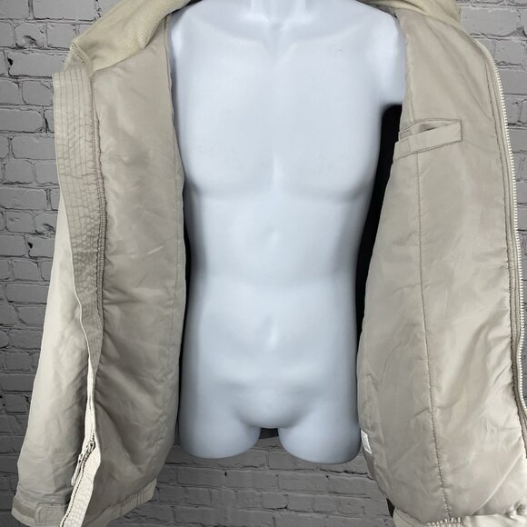 Redhead Beige Insulated Zipped High Collared Outdoors Coat Pockets Size 3XL - Picture 9 of 11